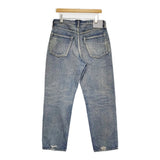 New Manual #017 LV 61'S TAPERED JEANS サイズ34 定価71500円 ダメージ加工 デニムパンツ インディゴ ブルー メンズ ニューマニュアル【中古】6-0704G♪