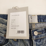 New Manual #017 LV 61'S TAPERED JEANS サイズ34 定価71500円 ダメージ加工 デニムパンツ インディゴ ブルー メンズ ニューマニュアル【中古】6-0704G♪