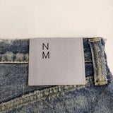 New Manual #017 LV 61'S TAPERED JEANS サイズ34 定価71500円 ダメージ加工 デニムパンツ インディゴ ブルー メンズ ニューマニュアル【中古】6-0704G♪