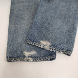 New Manual #017 LV 61'S TAPERED JEANS サイズ34 定価71500円 ダメージ加工 デニムパンツ インディゴ ブルー メンズ ニューマニュアル【中古】6-0704G♪
