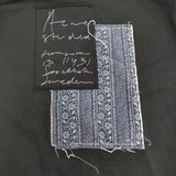 ACNE STUDIOS Jacquard-patch Sweatshirt サイズXXS パッチワーク トレーナー スウェット ブラック メンズ アクネストゥディオズ【中古】6-0704M♪