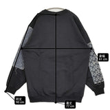 ACNE STUDIOS Jacquard-patch Sweatshirt サイズXXS パッチワーク トレーナー スウェット ブラック メンズ アクネストゥディオズ【中古】6-0704M♪
