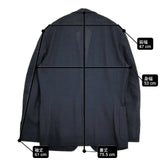 PAUL SMITH COLLECTION ウール シルク リネン スーツ サイズL セットアップ ネイビー メンズ ポールスミスコレクション【中古】6-0906M∞