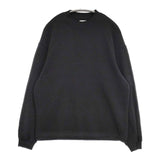 Steven Alan ダブルフェイス モックネック カットソー スウェット ブラック メンズ スティーブンアラン【中古】6-0906M∞