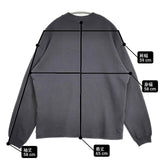 Steven Alan ダブルフェイス モックネック カットソー サイズM カットソー グレー メンズ スティーブンアラン【中古】6-0912M∞
