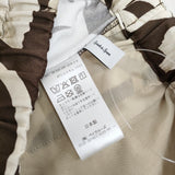 Spick and Span リーフプリントイージーパンツ 38 ポリエステル 定価22000円 ワイド パンツ 26SS ブラウン レディース スピックアンドスパン【中古】6-0704M♪