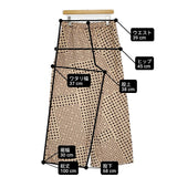 Leilian MUSE BY ROCHAS Premiere プリントイージーパンツ 13+ 定価47300円 26SS キャメル ベージュ ブラック レディース レリアン【中古】6-0704M♪