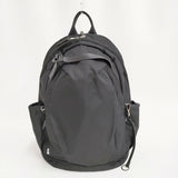 W&.Day/Night ダブルアンドデイナイト アウリンコラウンドリュック A4サイズ 14.0インチPC収納 19L 定価16500円 リュック・デイパック ブラック レディース【中古】6-0704G♪