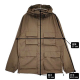 snow peak U.L. Double Weave Mountain Parka 軽量 定価30800円 ウィンドシェル マウンテンパーカー 26SS ブラウン ユニセックス スノーピーク【中古】6-0704M♪