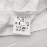mink chair VACANCEモックネックTEE サイズ02 プリント 定価11000円 半袖Ｔシャツ カットソー 25SS ホワイト レディース ミンクチェアー【中古】6-0707S♪