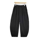 Anna Kerry 夏モロッコパンツ コットンナイロン イージーパンツ 定価15180円 59261601 26SS ブラック レディース アンナケリー【中古】6-0704M♪
