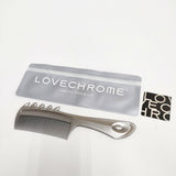 LOVECHROME ラブクロム INBATH インバス スカルプカッサ プレミアムブラック 定価6490円 コーム その他雑貨 シルバー レディース【中古】6-0713G◎