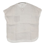 ゴーシュ 60/1ヘンプ フレンチスリーブブラウス 定価25300円 サイズ2 G261-B024 26SS グレーベージュ レディース ゴーシュ【中古】6-0704S♪