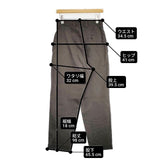 MHL. JAPANESE COTTON LINEN DRILL 定価28600円 595-3243500 パンツ 23AW グレー レディース エムエイチエル【中古】6-0830G∞