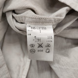 MHL. リネンコットンワンピース 595-157550 サイズ1 ワンピース ライトグレー レディース エムエイチエル【中古】6-0707S♪