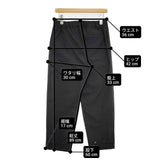 KURASHI&Trips 903-70903924 裾ボタン イージー パンツ ブラック レディース クラシアンドトリップス/北欧、暮らしの道具店【中古】6-0923G∞