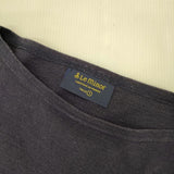 Le Minor フランス製 バスクシャツ ボーダー 長袖Ｔシャツ カットソー ロンＴ ネイビー ブラウン レディース ルミノア【中古】6-0923M∞