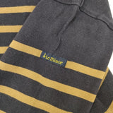 Le Minor フランス製 バスクシャツ ボーダー 長袖Ｔシャツ カットソー ロンＴ ネイビー ブラウン レディース ルミノア【中古】6-0923M∞