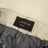 Eternite de Soi-e コットンリネン 821019-14 サイズ1 イージー デニムパンツ ブルー レディース エテルニテ デ ソワ【中古】6-0923G∞
