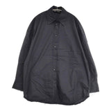ZARA コットン EUR XS USA XS MEX 24 長袖シャツ ブラック レディース ザラ【中古】6-0923M∞