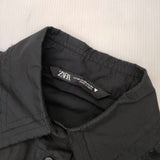 ZARA コットン EUR XS USA XS MEX 24 長袖シャツ ブラック レディース ザラ【中古】6-0923M∞