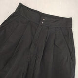 MHL. CRISP COTTON TWILL 595-4143502 コットン サイズ0 パンツ 24SS ブラック レディース エムエイチエル【中古】6-0923G∞