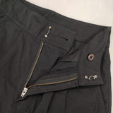 MHL. CRISP COTTON TWILL 595-4143502 コットン サイズ0 パンツ 24SS ブラック レディース エムエイチエル【中古】6-0923G∞