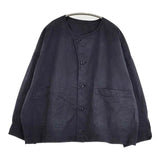 nest Robe スーピマコットンビッグブルゾン 製品染め 01191-1085-1 ジャケット ネイビー系 レディース ネストローブ【中古】6-1003M∞