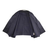 nest Robe スーピマコットンビッグブルゾン 製品染め 01191-1085-1 ジャケット ネイビー系 レディース ネストローブ【中古】6-1003M∞
