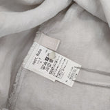 nest Robe リネン近江晒しラッフル袖2wayブラウス 01211-1104 製品染め ブラウス シャツ ライトグレー レディース ネストローブ【中古】6-1003M∞
