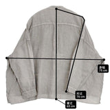 nest Robe リネン 天然染め 01191-1066 日本製 ブラウス シャツ グレー レディース ネストローブ【中古】6-0923M∞