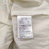 BALLSEY ハイカウントギャバジンティアードブラウス サイズ36 定価26400円 ブラウス シャツ ホワイト レディース ボールジー【中古】6-0717S♪