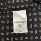 AS KNOW AS de base ペイペイXMIXギャザOP 定価19580円 シャツドレス ペイズリー柄 ワンピース 25AW ブラック ベージュ レディース アズノウアズ ドゥバズ【中古】6-0710M♪