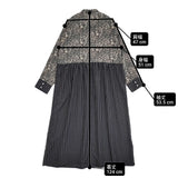 AS KNOW AS de base ペイペイXMIXギャザOP 定価19580円 シャツドレス ペイズリー柄 ワンピース 25AW ブラック ベージュ レディース アズノウアズ ドゥバズ【中古】6-0710M♪
