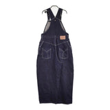 mina perhonen always デニム サロペット コットンリネン 40 定価48400円 dn4493 オーバーオール インディゴ ネイビー レディース ミナペルホネン【中古】6-0704G♪