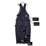 mina perhonen always デニム サロペット コットンリネン 40 定価48400円 dn4493 オーバーオール インディゴ ネイビー レディース ミナペルホネン【中古】6-0704G♪