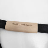 mina perhonen Blanket Holder ブランケットホルダー フェルト 牛革 za7679 ブラック ベージュ レディース ミナペルホネン【中古】6-0704G♪