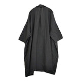nest Robe レースオープンカラーワンピース 製品染め 後染め 定価28600円 01211-1139 リネン ワンピース ブラック レディース ネストローブ【中古】6-0923M∞