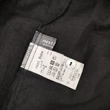 nest Robe レースオープンカラーワンピース 製品染め 後染め 定価28600円 01211-1139 リネン ワンピース ブラック レディース ネストローブ【中古】6-0923M∞