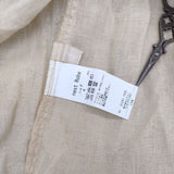 nest Robe リネン超撥水フーディ ギャザー 01241-1035 ジャケット 日本製 ブルゾン イエロー レディース ネストローブ【中古】6-0912M∞