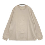 NEST ROBE CONFECT UpcycleLino 27/ 度詰め天竺 ロングTee 定価16500円 サイズ3 02251-0050 長袖Ｔシャツ カットソー ロンＴ オートミール ベージュ メンズ ネストローブコンフェクト【中古】6-0704M♪