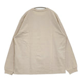 NEST ROBE CONFECT UpcycleLino 27/ 度詰め天竺 ロングTee 定価16500円 サイズ3 02251-0050 長袖Ｔシャツ カットソー ロンＴ オートミール ベージュ メンズ ネストローブコンフェクト【中古】6-0704M♪