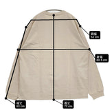 NEST ROBE CONFECT UpcycleLino 27/ 度詰め天竺 ロングTee 定価16500円 サイズ3 02251-0050 長袖Ｔシャツ カットソー ロンＴ オートミール ベージュ メンズ ネストローブコンフェクト【中古】6-0704M♪