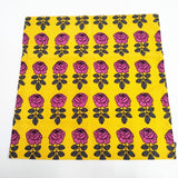marimekko Vihkiruusu シーズンカラー クッションカバー インテリアその他 キイロ ピンク レディース マリメッコ【中古】6-0622G◎