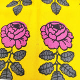 marimekko Vihkiruusu シーズンカラー クッションカバー インテリアその他 キイロ ピンク レディース マリメッコ【中古】6-0622G◎
