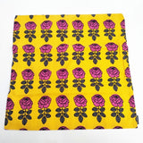marimekko Vihkiruusu シーズンカラー クッションカバー インテリアその他 キイロ ピンク レディース マリメッコ【中古】6-0622G◎