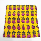 marimekko Vihkiruusu シーズンカラー クッションカバー インテリアその他 キイロ ピンク レディース マリメッコ【中古】6-0622G◎