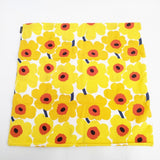 marimekko unikko クッションカバー インテリアその他 キイロ シロ レディース マリメッコ【中古】6-0622G◎