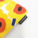 marimekko unikko クッションカバー インテリアその他 キイロ シロ レディース マリメッコ【中古】6-0622G◎