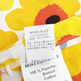 marimekko unikko クッションカバー インテリアその他 キイロ シロ レディース マリメッコ【中古】6-0622G◎
